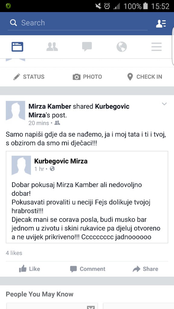 MIRZA o provali profila